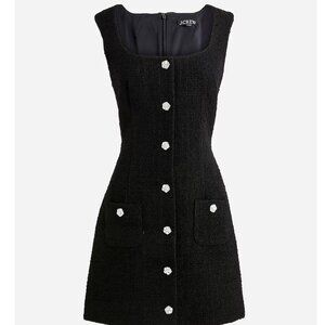 J. Crew Sophia sleeveless dress with jewel buttons